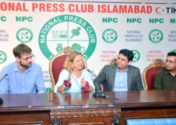 جرمن پریس ایسوسی ایشن کے وفد کا نیشنل پریس کلب اسلام آباد کا دورہ